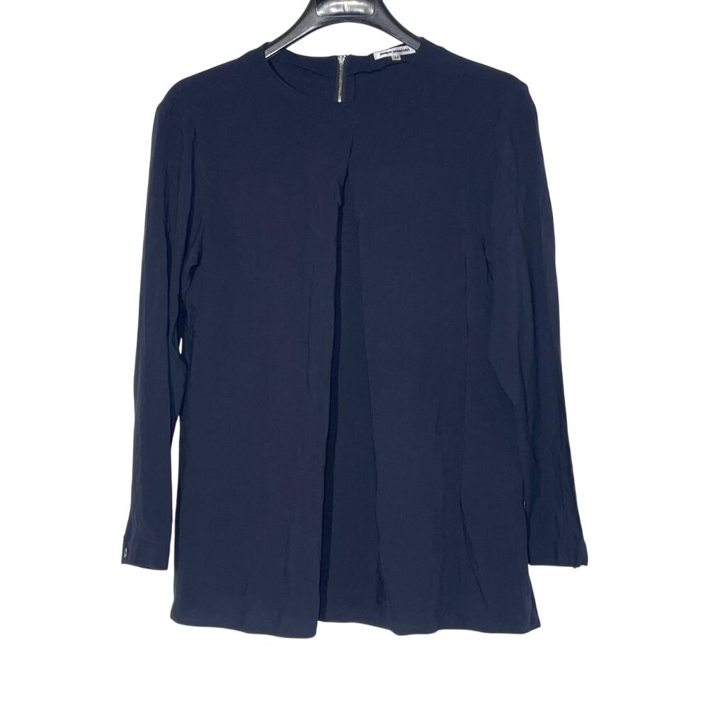 Junko Shimada Rayon Silk Blouse sz 36 (EU) Minimalist Neutral Quiet Luxury